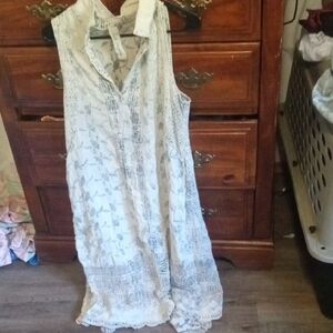 Aratta White High Low Dress